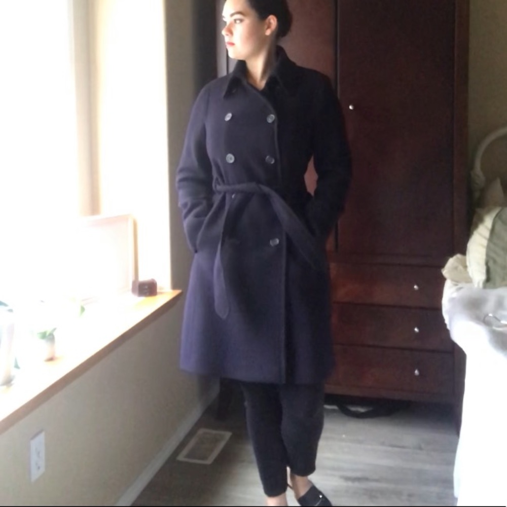 J. Crew Wool Trench Coat